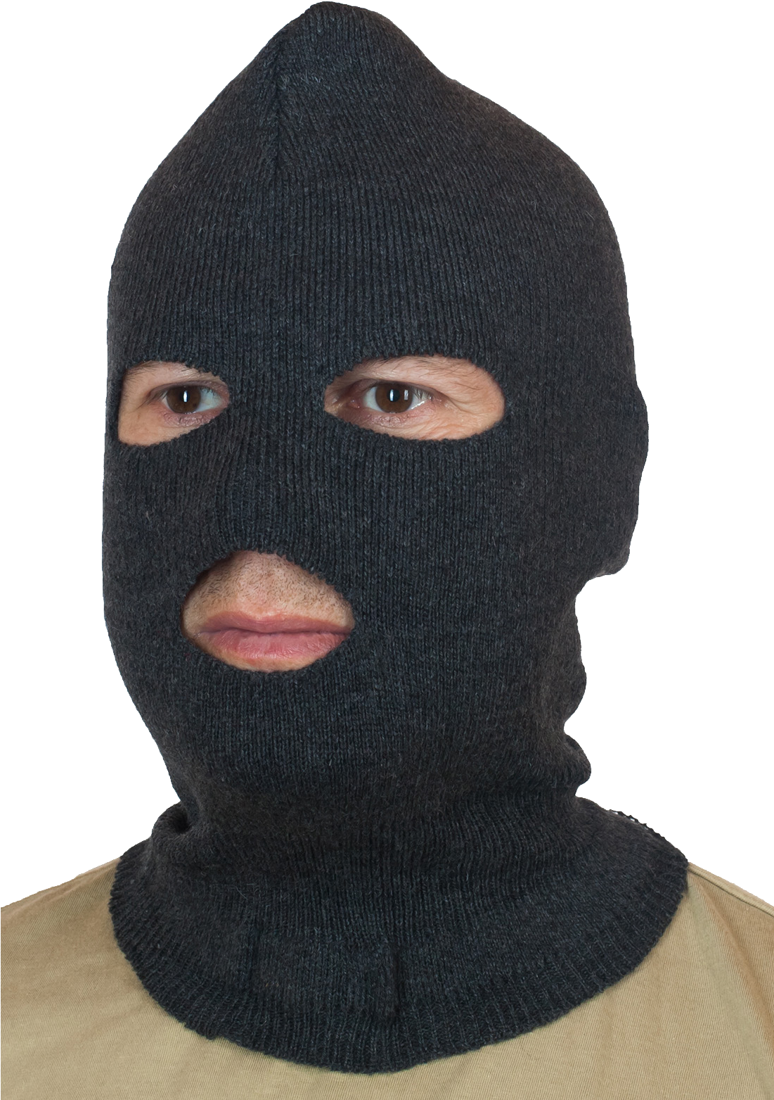 Black Knit Balaclava