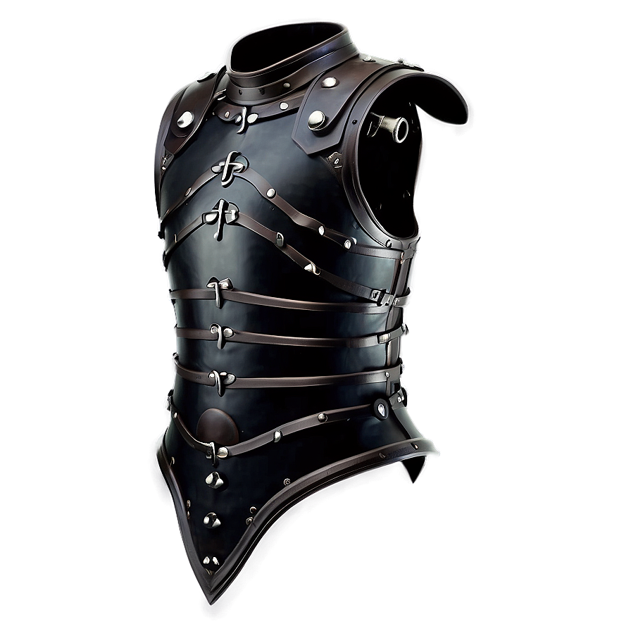 Black Leather Armor Png 41