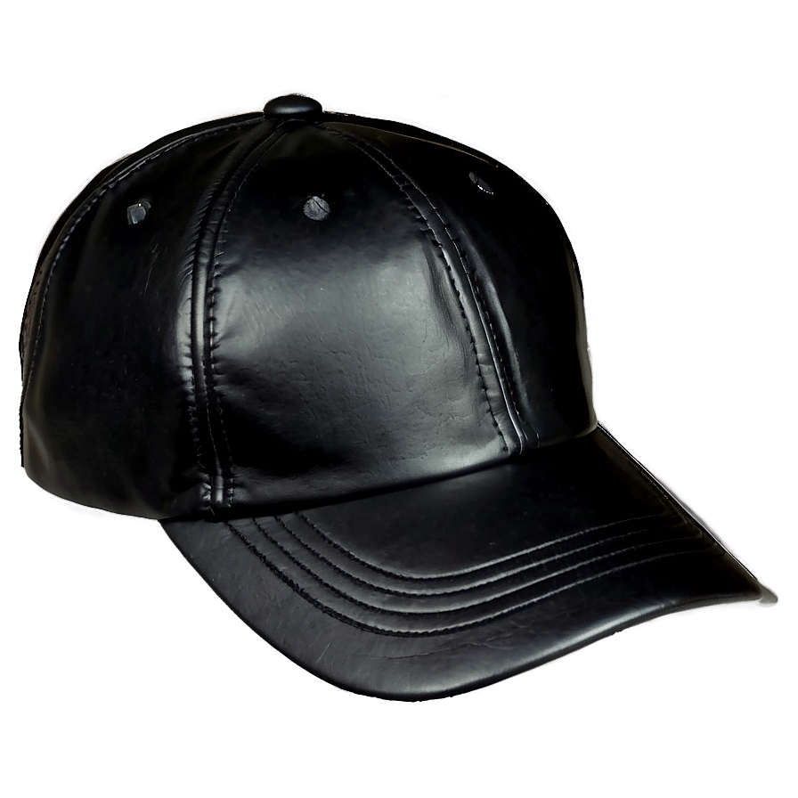 Black Leather Cap Png Djq28