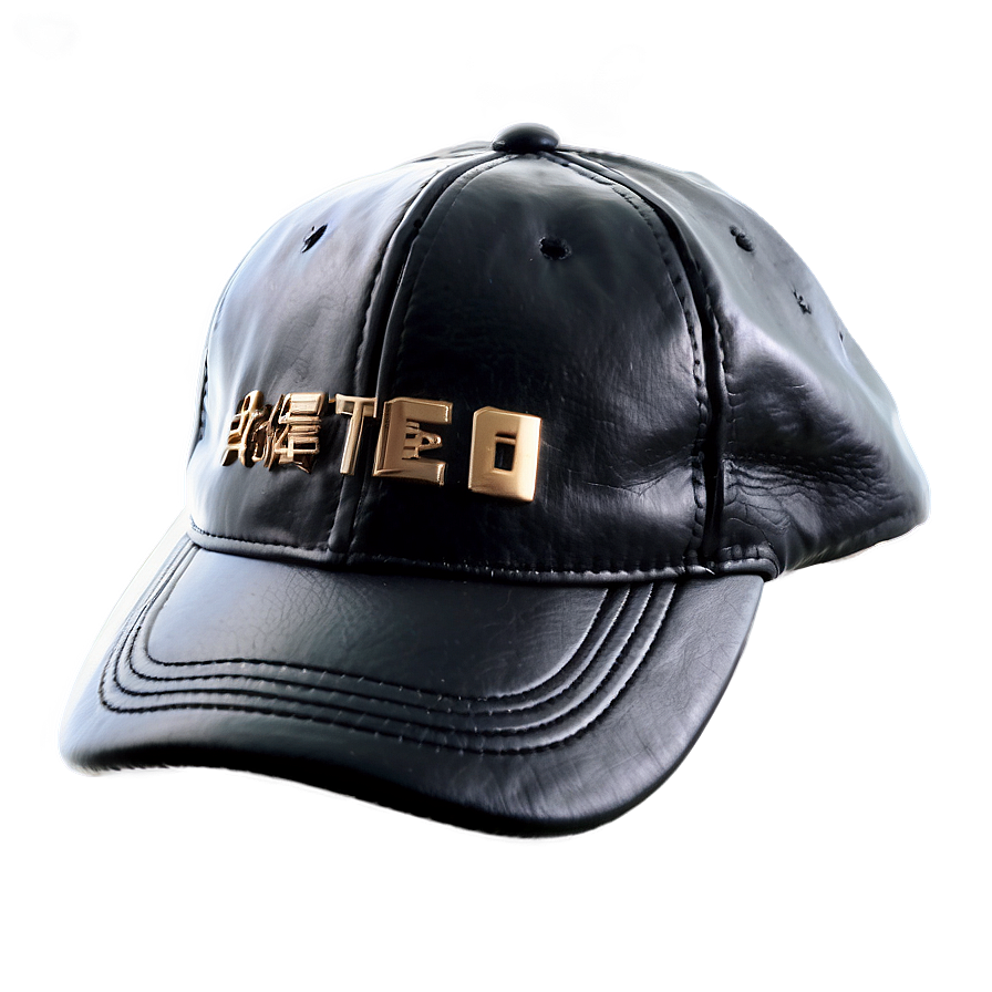 Black Leather Cap Png Evx68