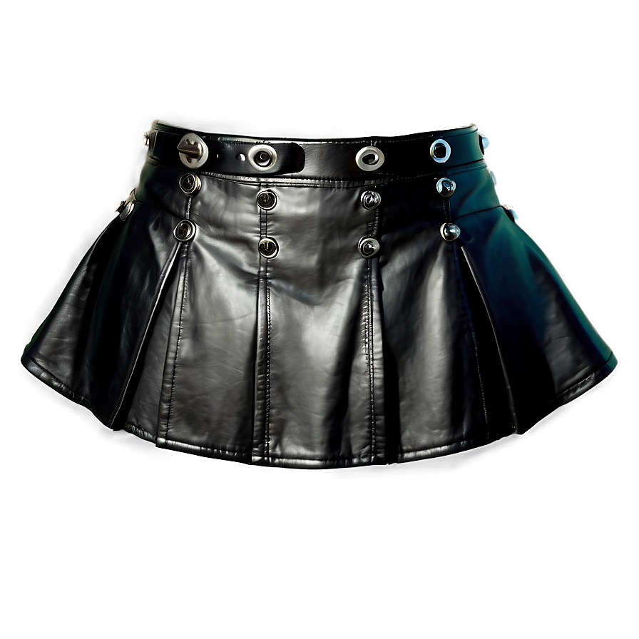 Black Leather Skirt Png Dxw