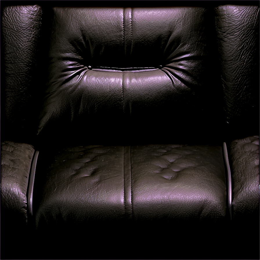 Black Leather Upholstery Png 17