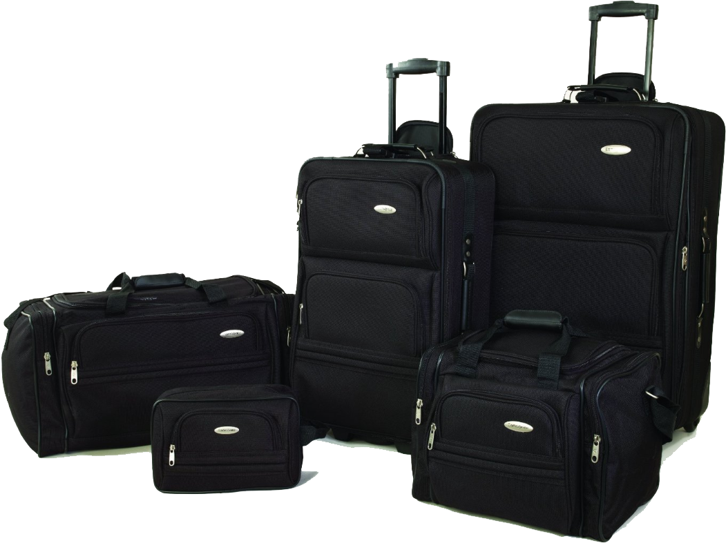 Black Luggage Set Collection