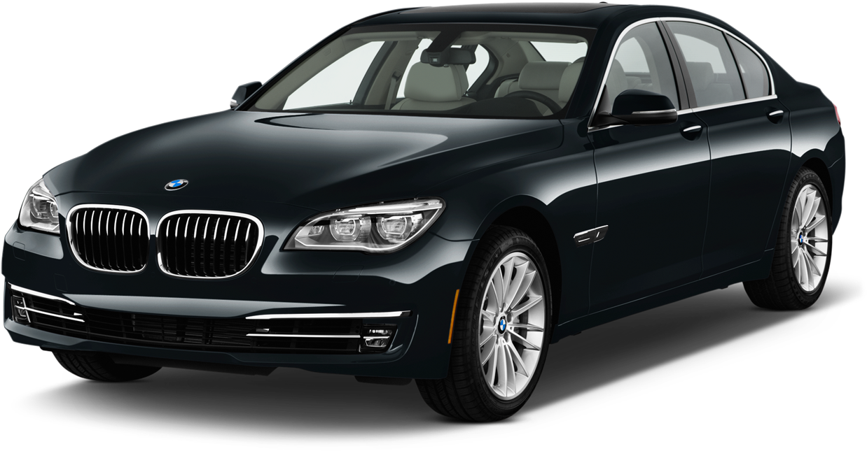 Black Luxury Sedan Profile View