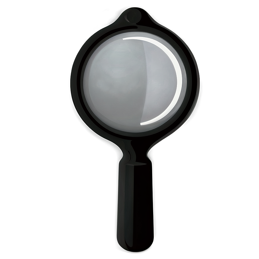 Black Magnifying Glass Png Lip41