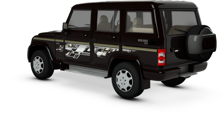 Black Mahindra Bolero S U V