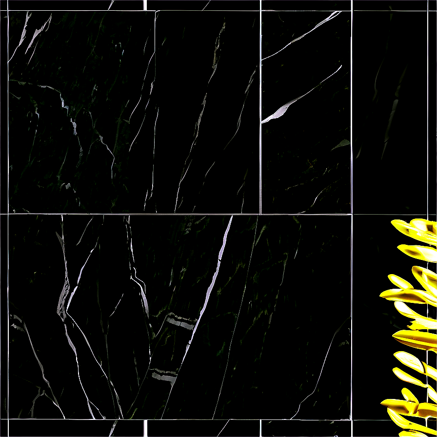 Black Marble Flooring Design Png Nss