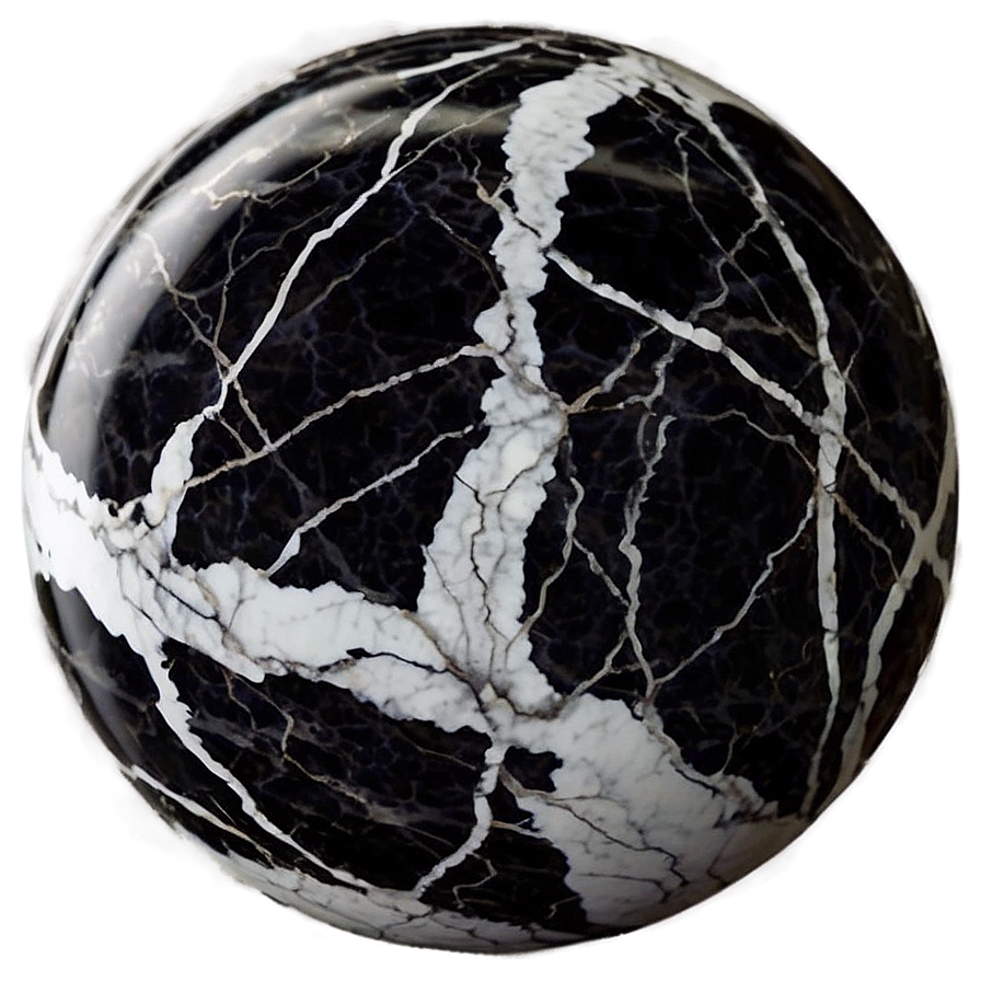 Black Marble With White Veins Png Smm61