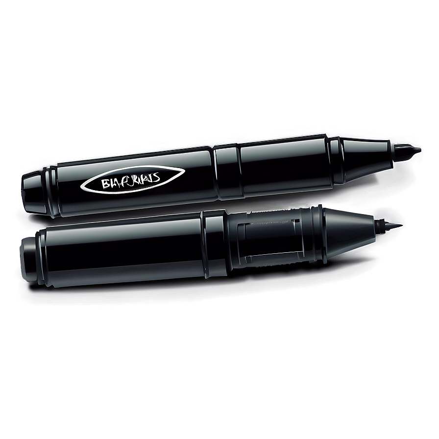 Black Marker Pen Png 20