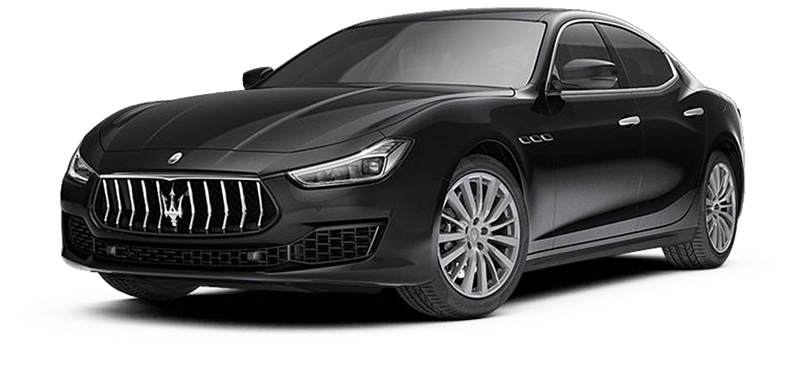 Black Maserati Ghibli Luxury Sedan