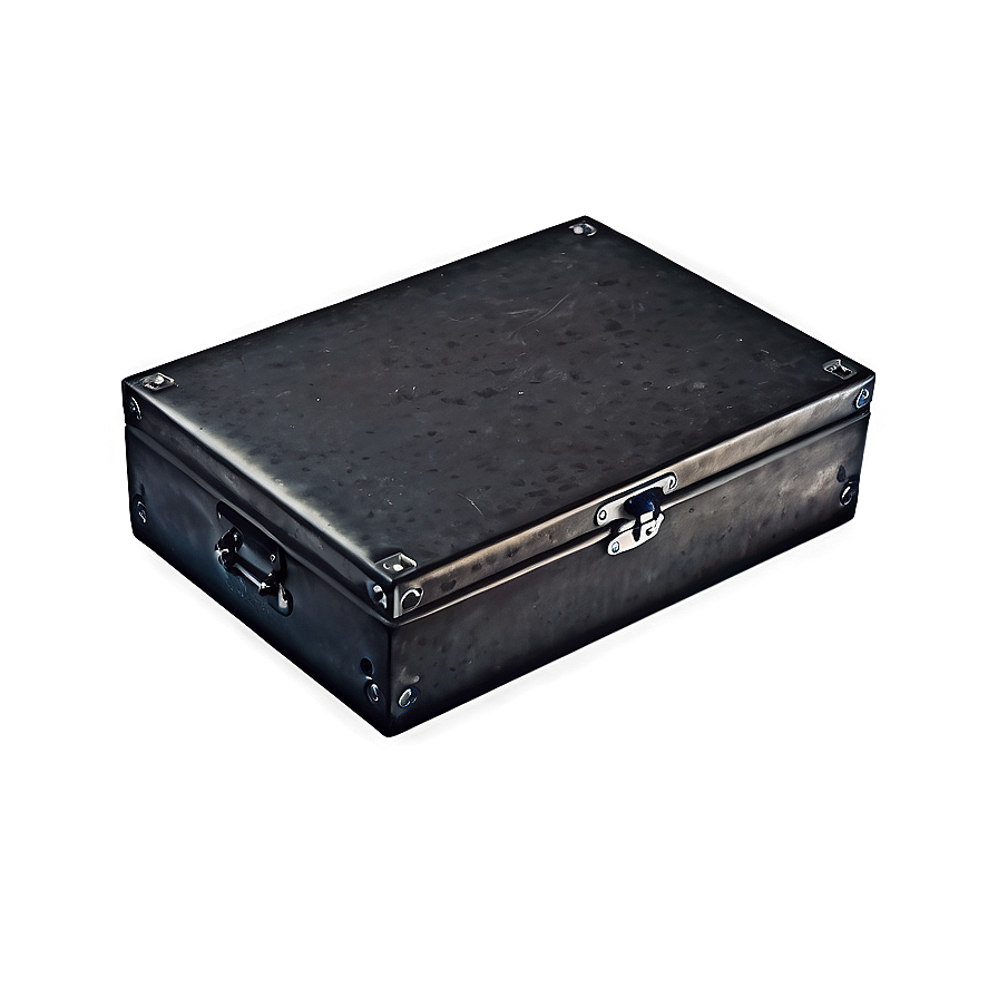 Black Metal Box Png 20