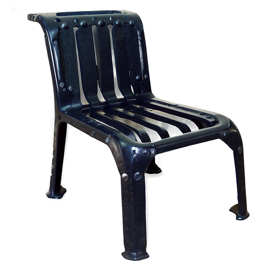 Black Metal Chair Png Bmh4