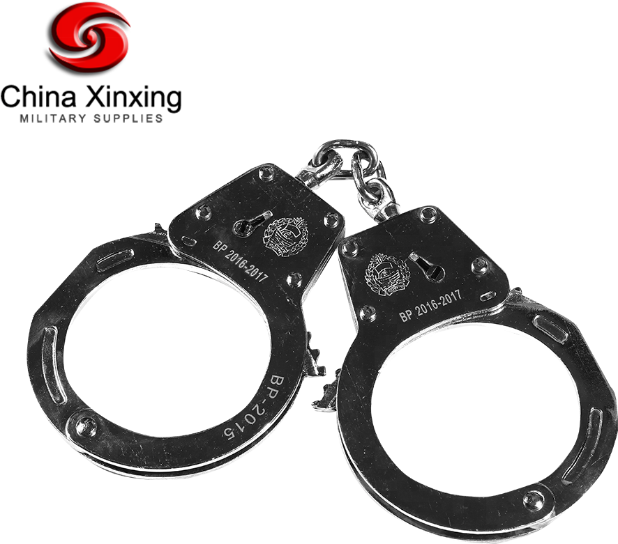 Black Metal Handcuffs Military Supplies