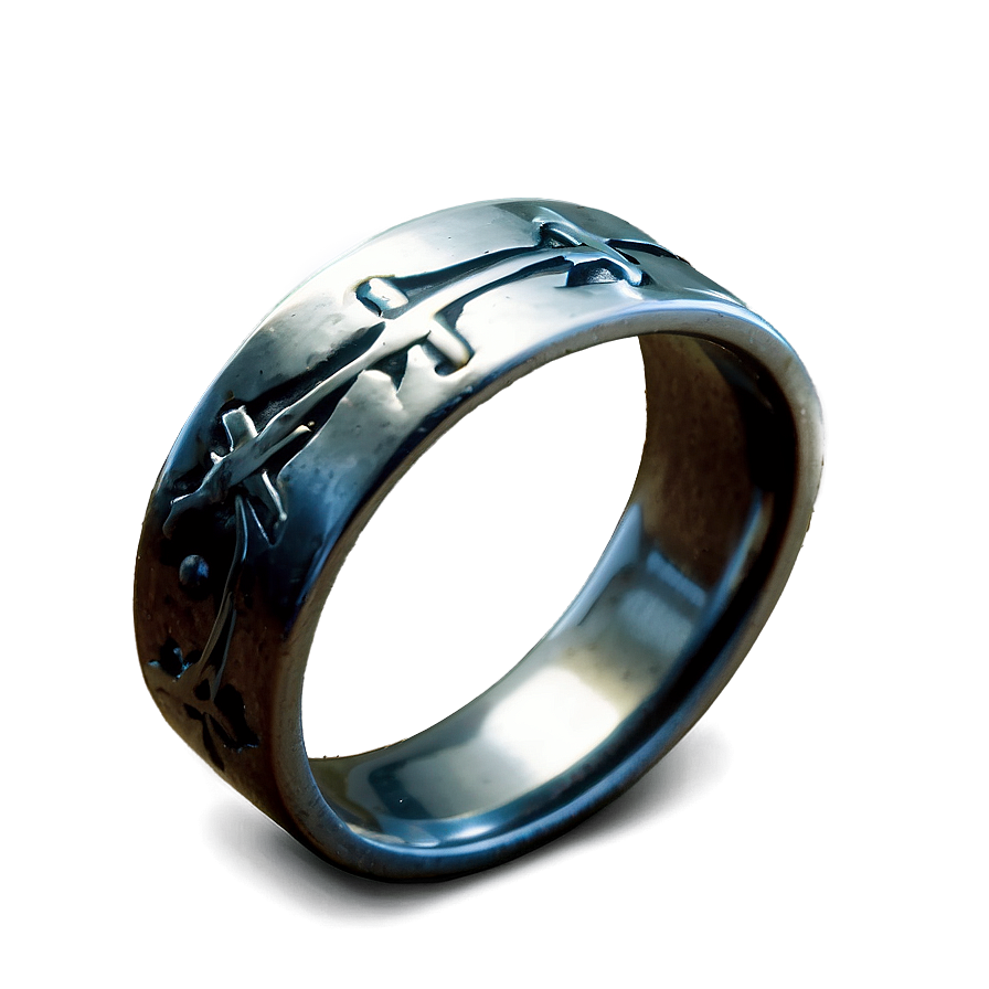 Black Metal Ring Image Png 06282024