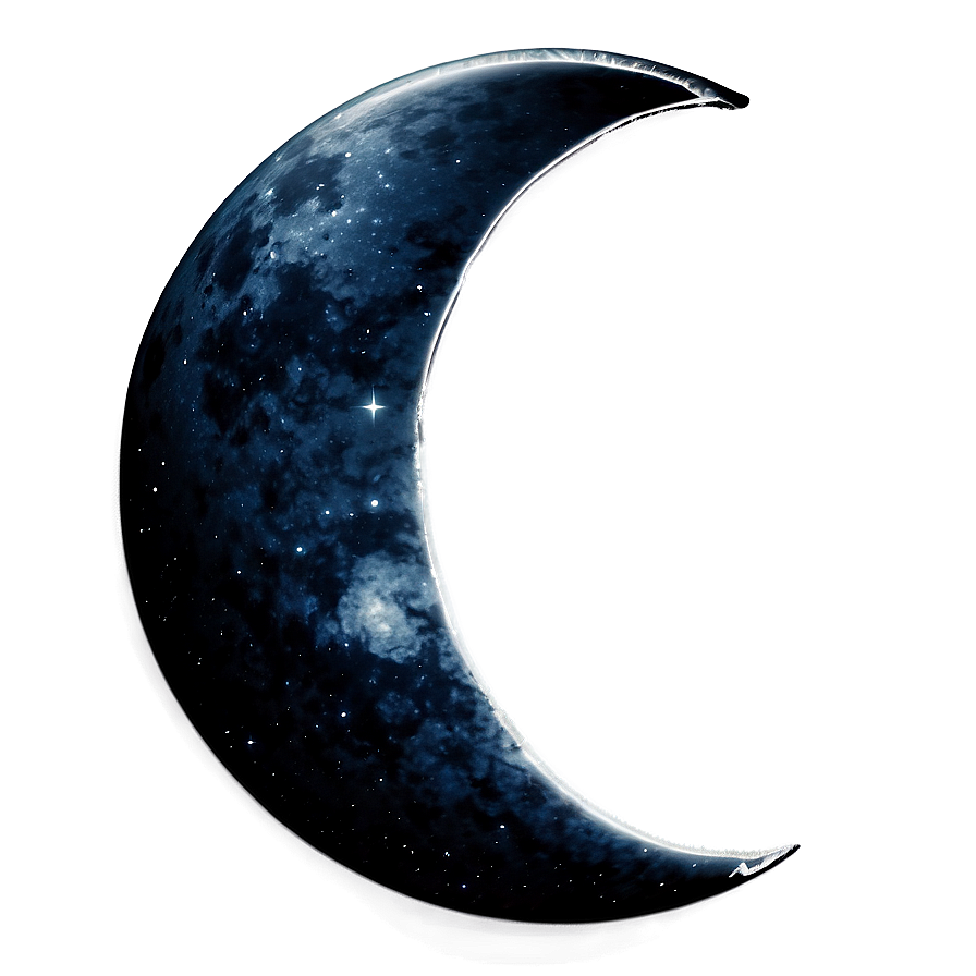 Black Moon And Galaxy Png 06252024