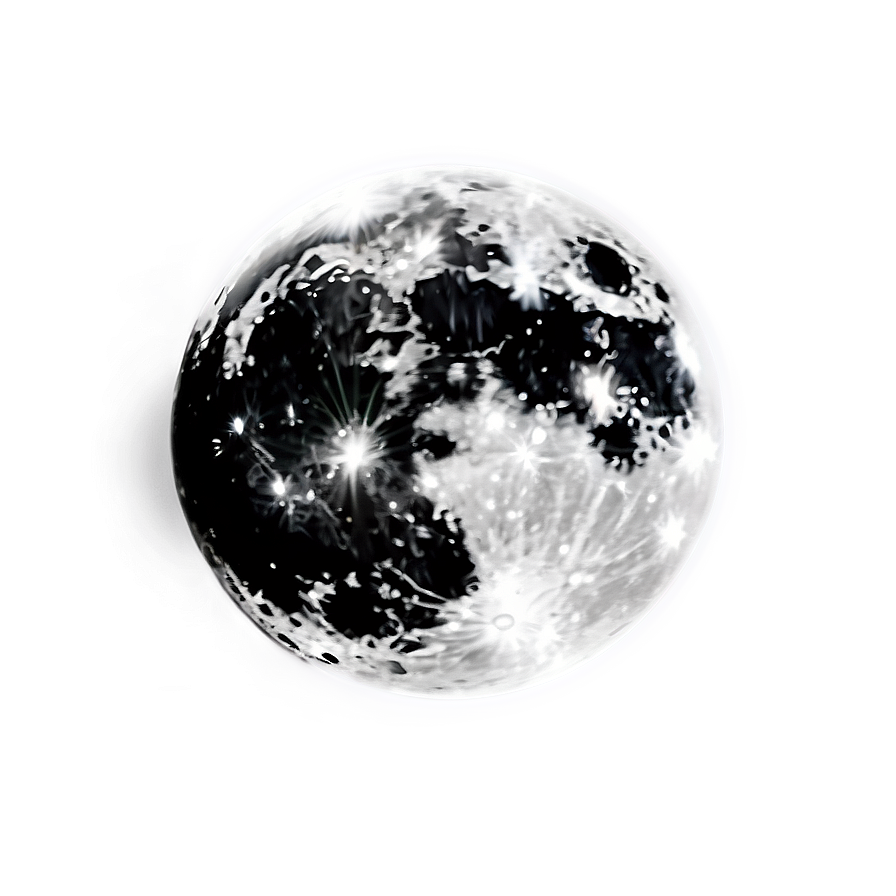 Black Moon With Halo Png 06252024