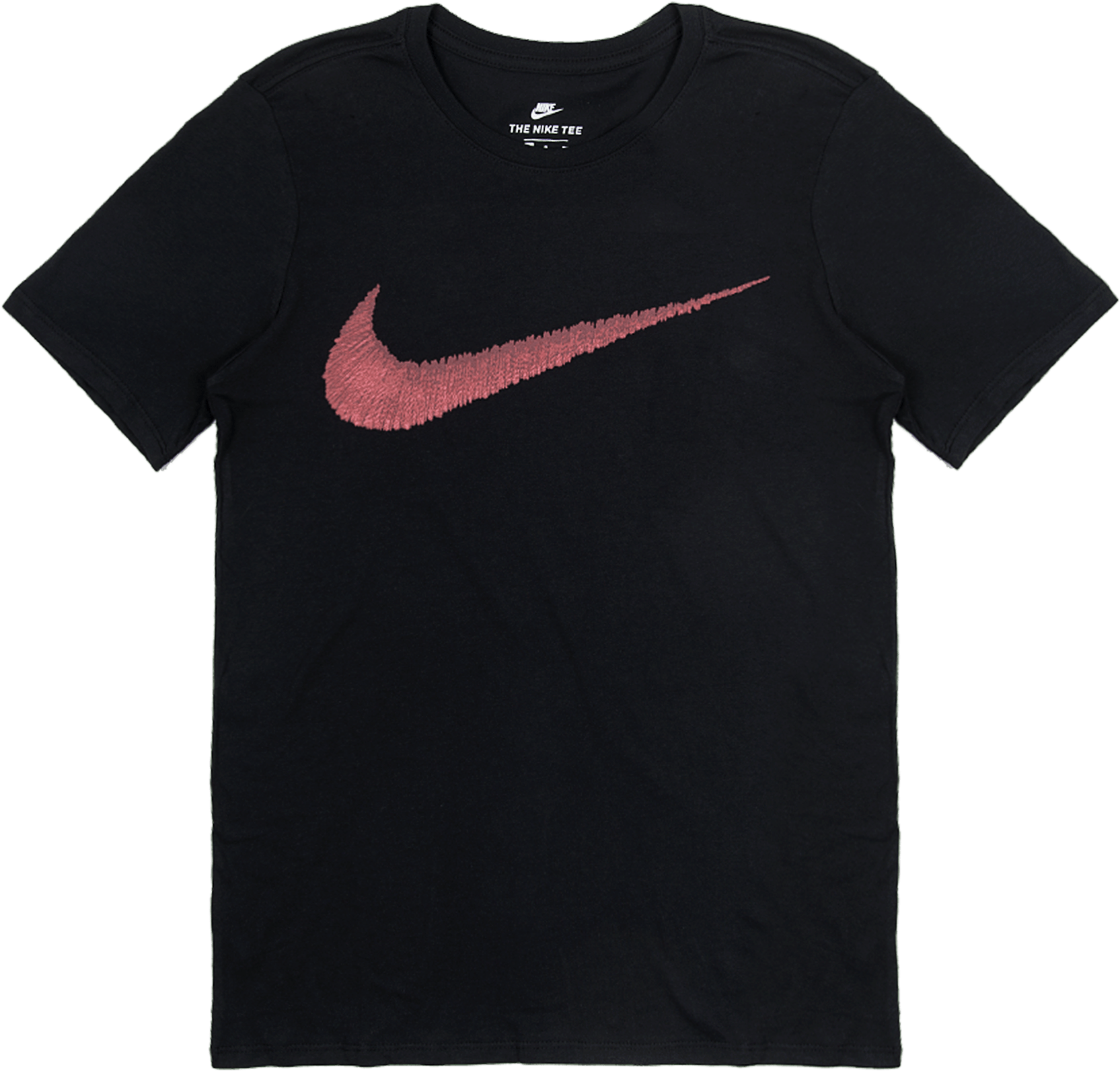 Black Nike T Shirt With Swoosh