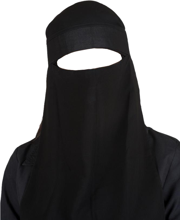 Black Niqab Portrait