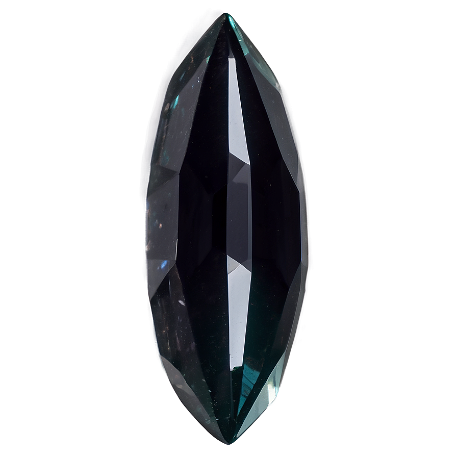 Black Obsidian Faceted Jewel Png Sfw