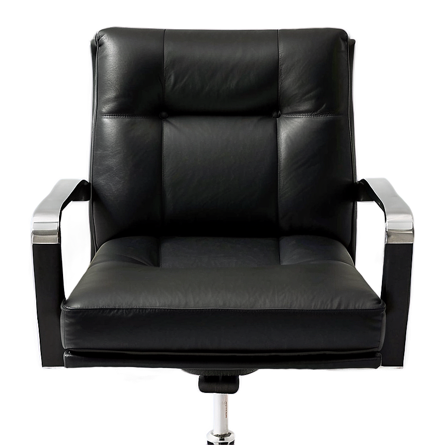 Black Office Chair Png 06282024