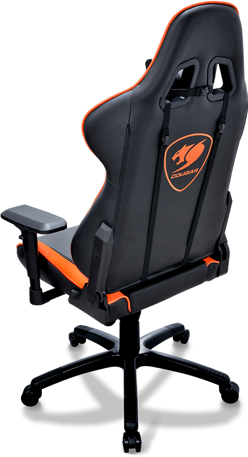 Black Orange Gaming Chair Cougar