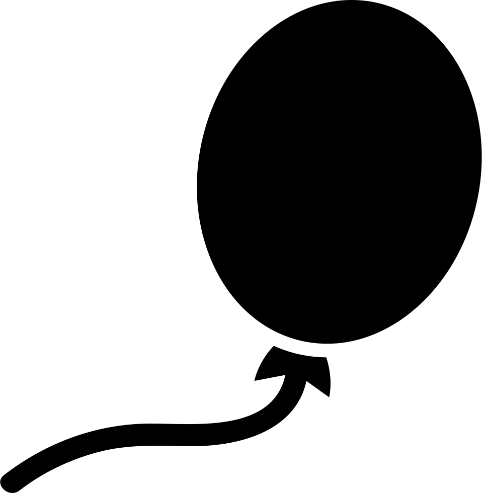 Black Oval Speech Bubble Icon