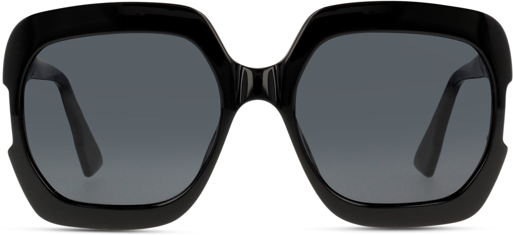 Black Oversized Sunglasses Product View