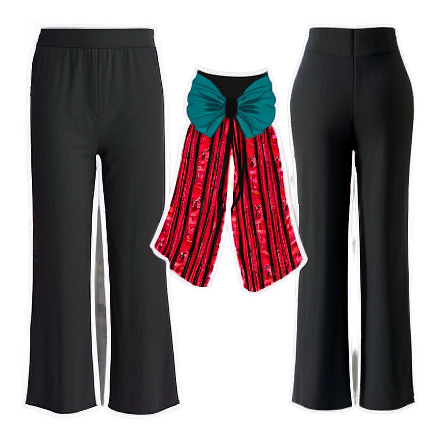 Black Palazzo Pants Png Nrm