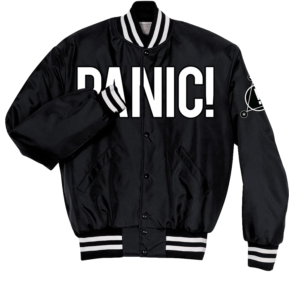 Black Panic Varsity Jacket