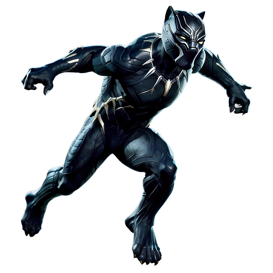 Black Panther Leap Png Oif93