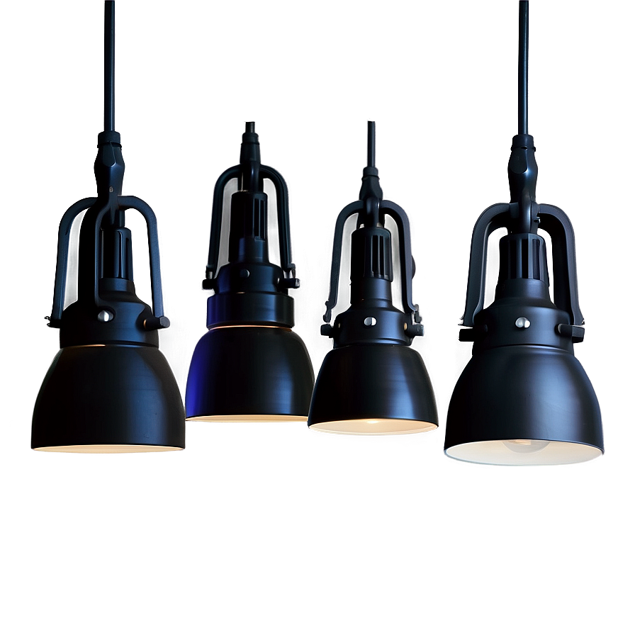 Black Pendant Light Png 72