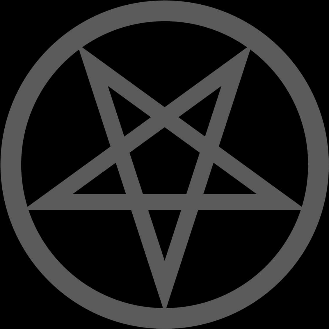 Black Pentagram Symbol