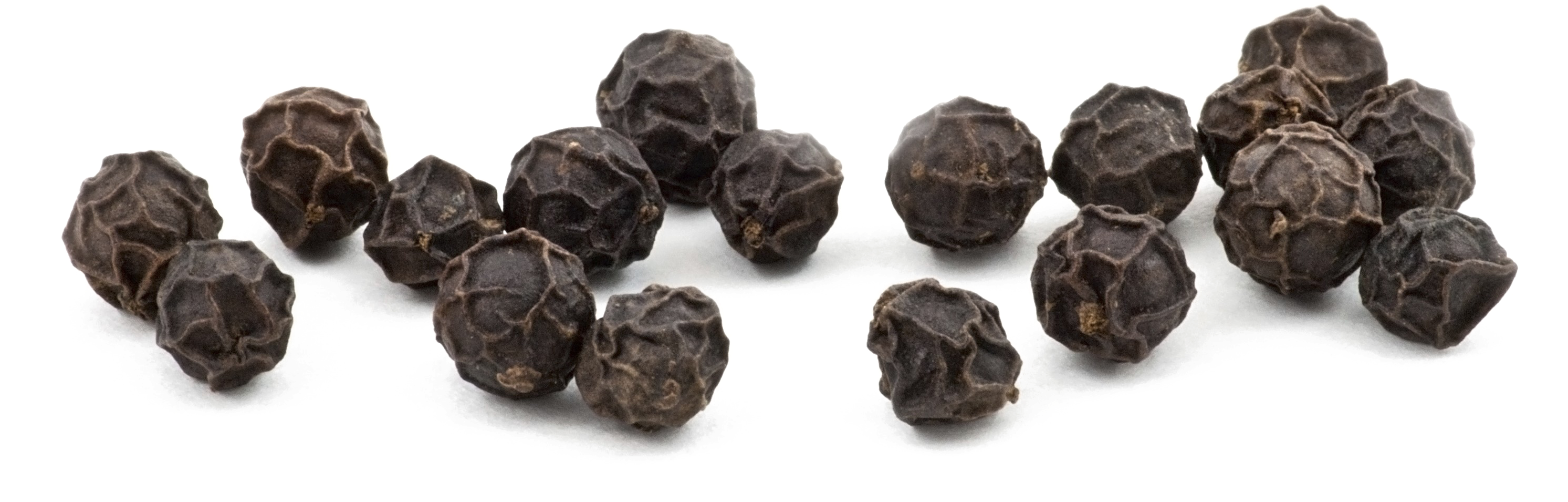 Black Peppercorns Isolated