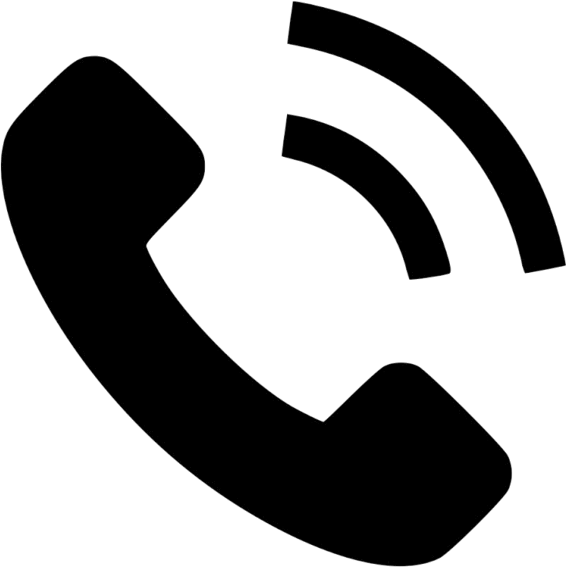 Black Phone Receiver Clipart