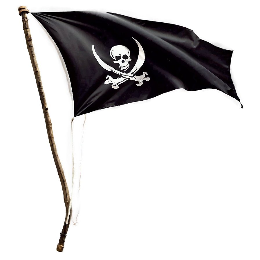 Black Pirate Flag Png 06112024