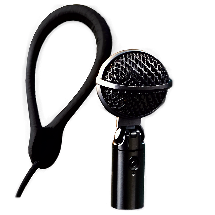 Black Podcast Microphone Png Eyu37