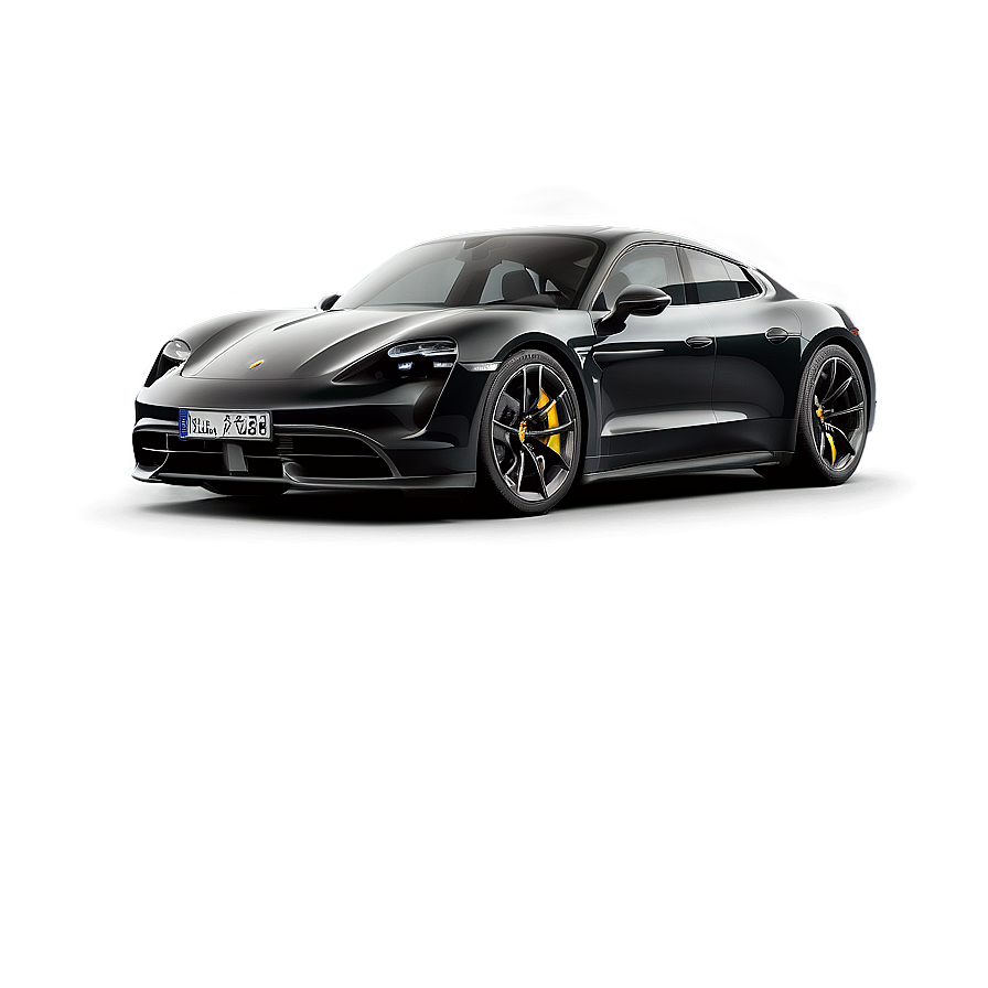 Black Porsche Taycan Dynamic Png 2