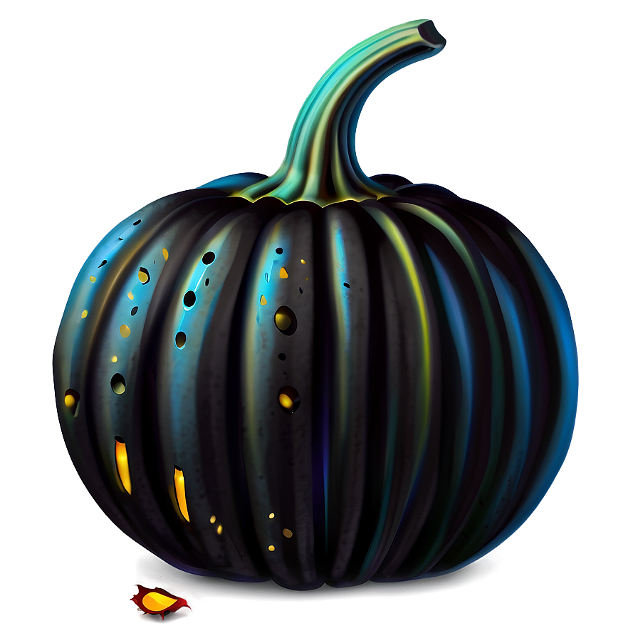 Black Pumpkin Clipart Png 06282024