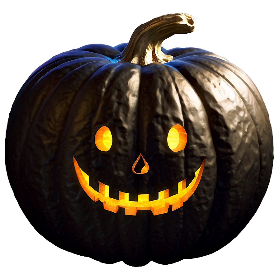 Black Pumpkin Glow Png Jhf82