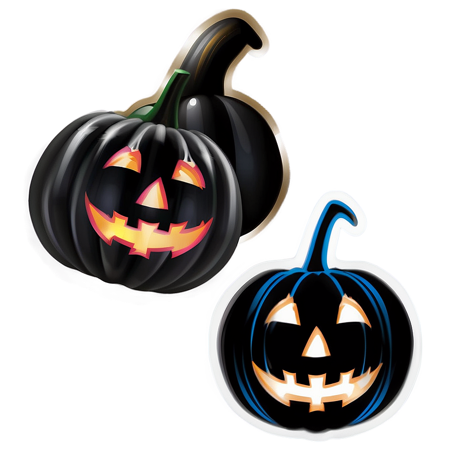 Black Pumpkin Icon Png 06282024