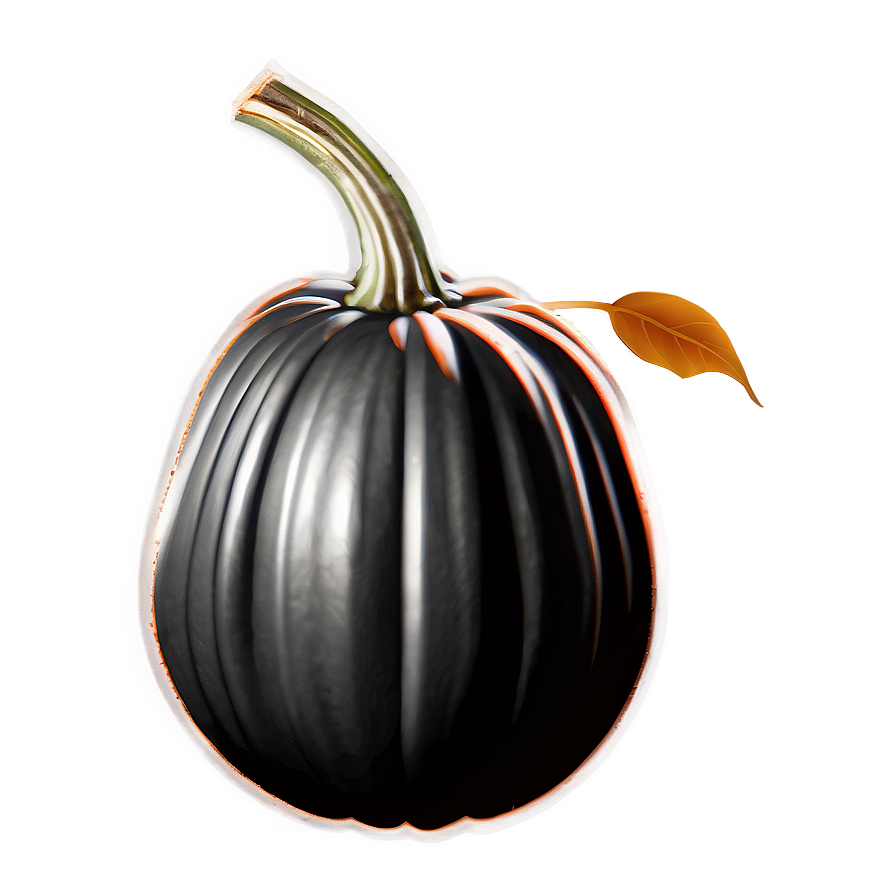 Black Pumpkin Illustration Png Fhm92