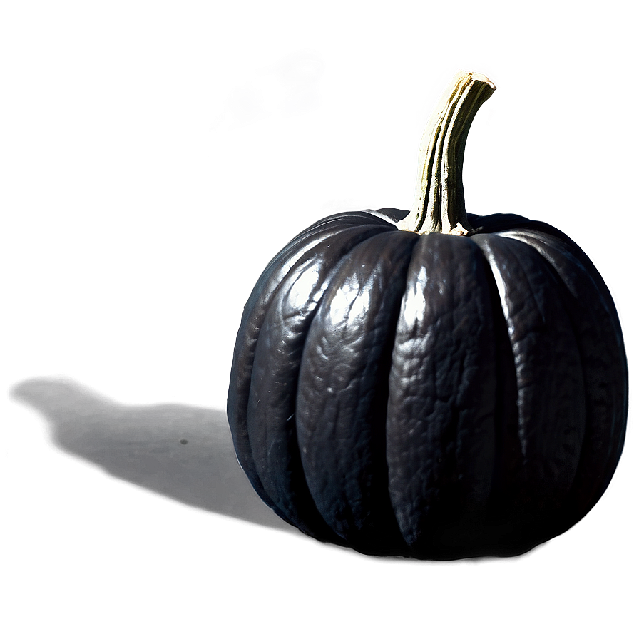 Black Pumpkin In Shadows Png Qmf