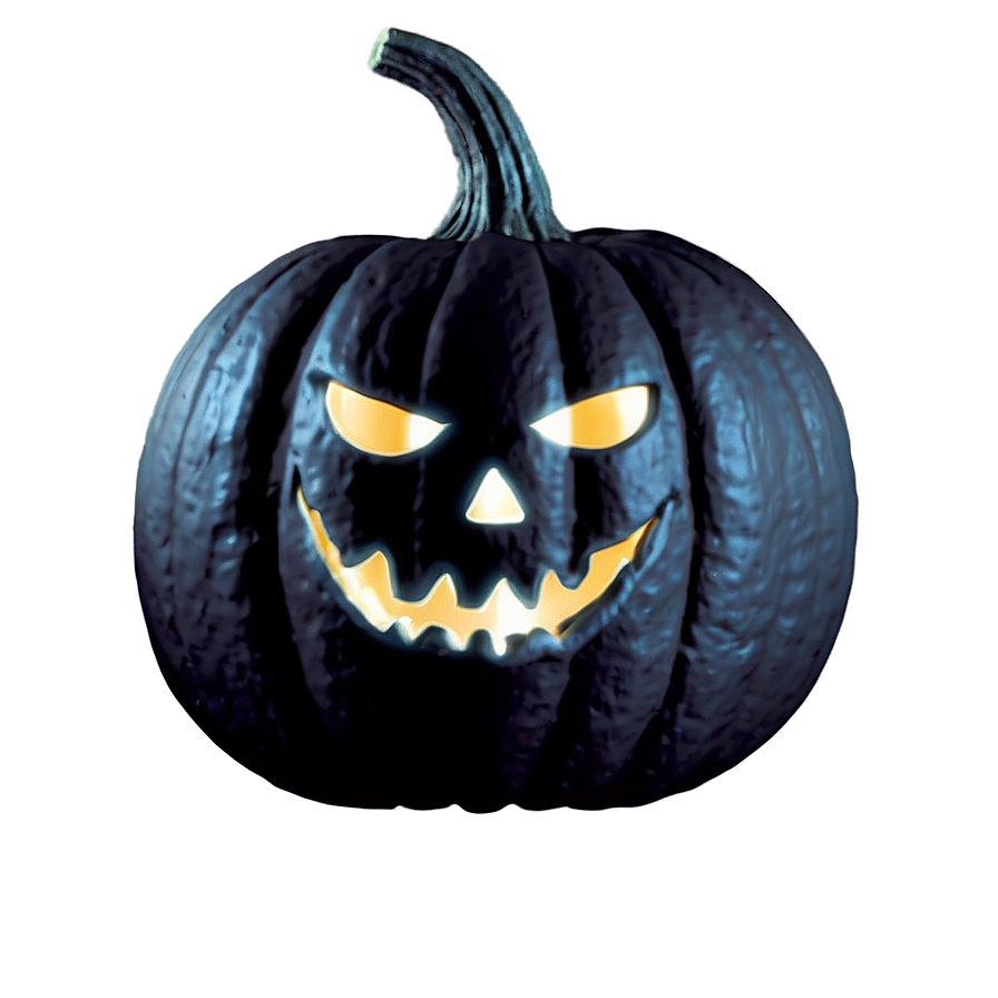 Black Pumpkin Jack-o'-lantern Png Sbh