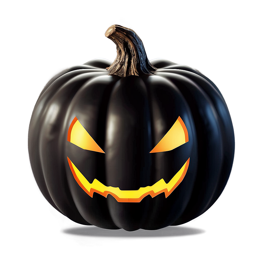 Black Pumpkin With Bats Png 06282024