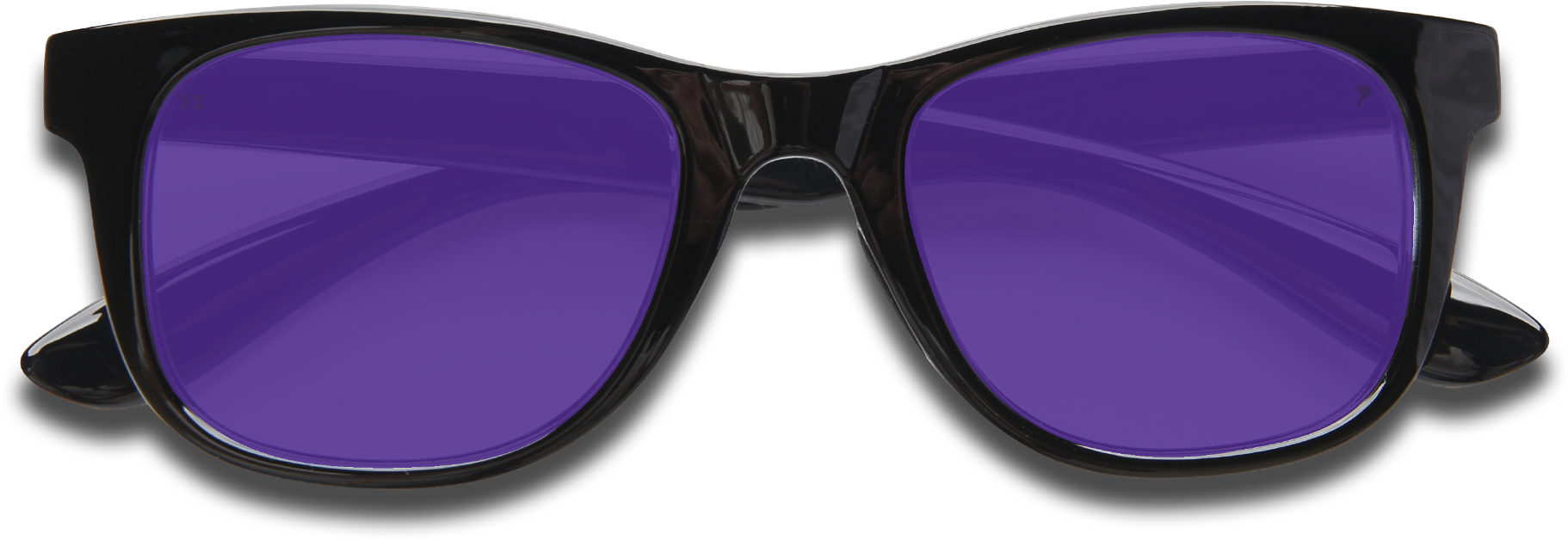 Black Purple Sunglasses