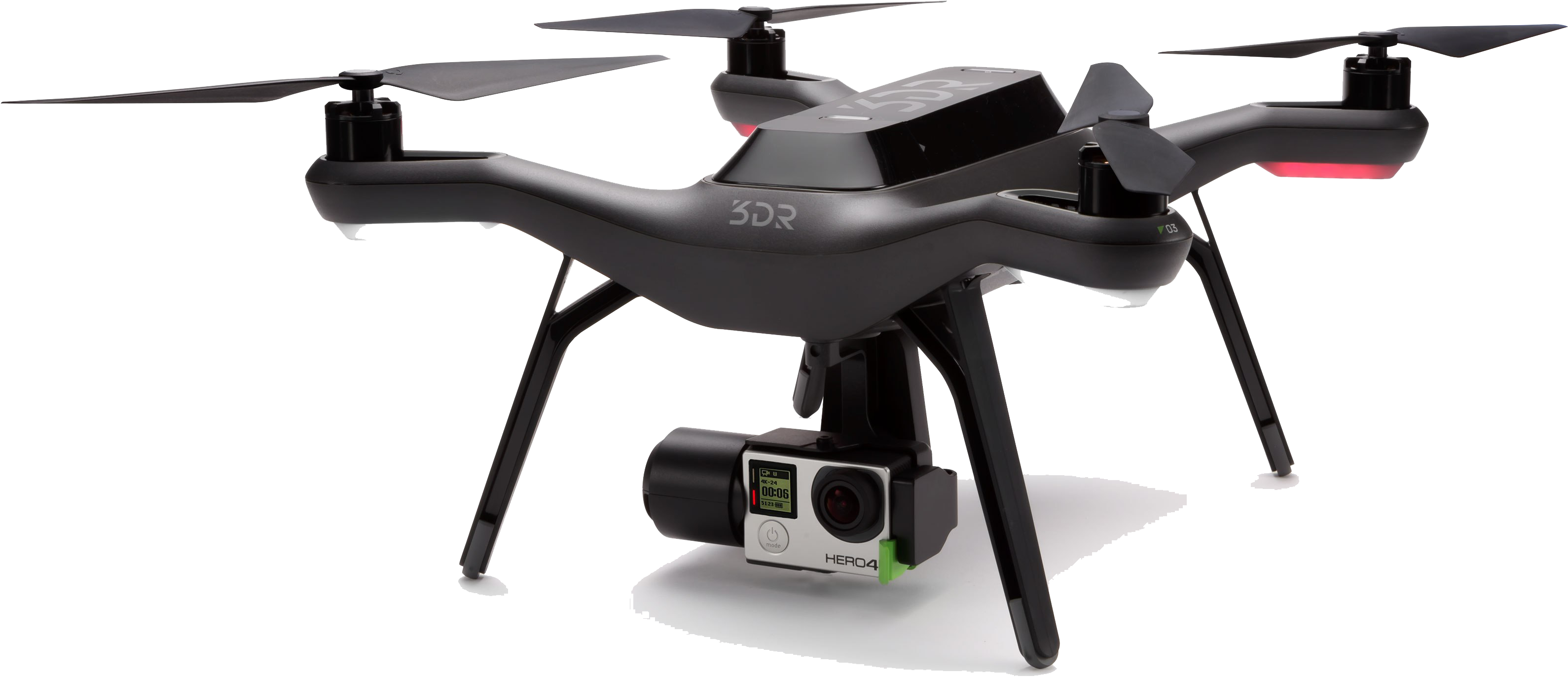 Black Quadcopter Dronewith Camera