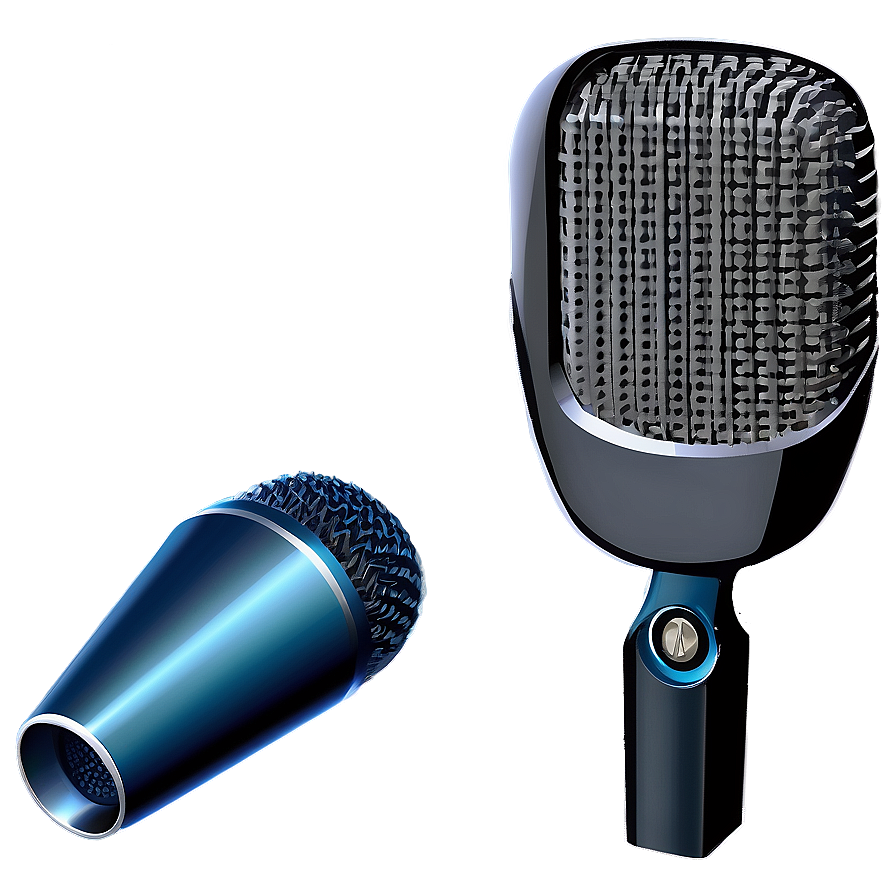 Black Radio Microphone Png Pal