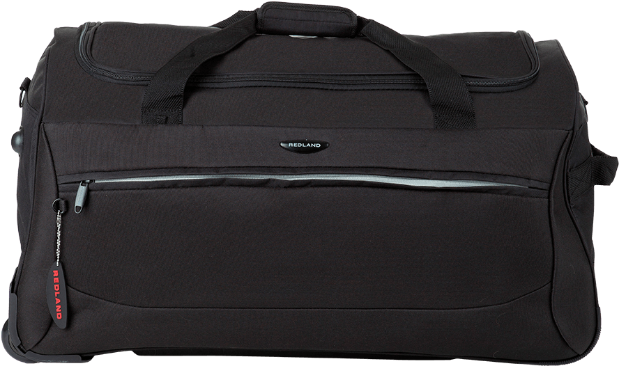 Black Redland Travel Duffel Bag