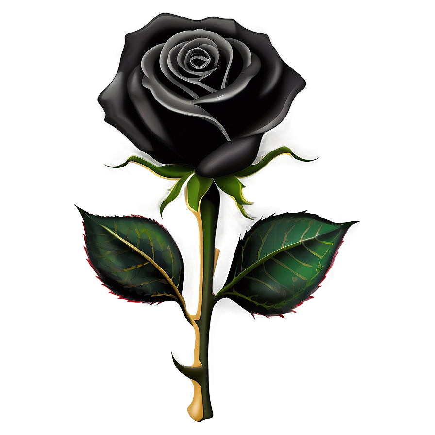 Black Rose Clipart Png 96