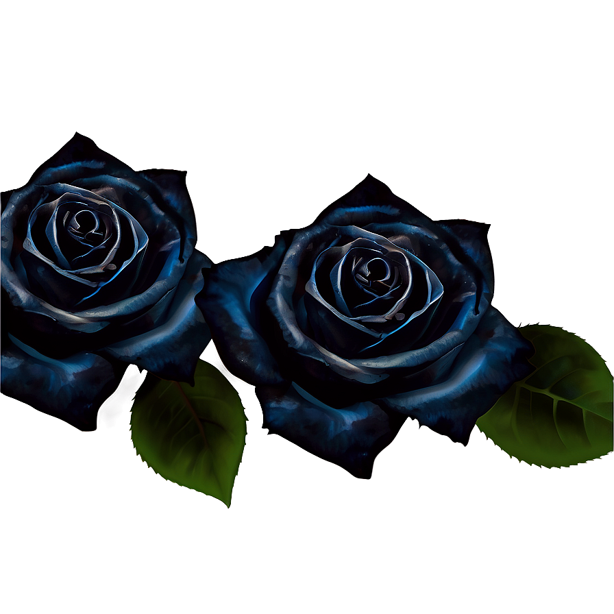 Black Roses Art Png 32